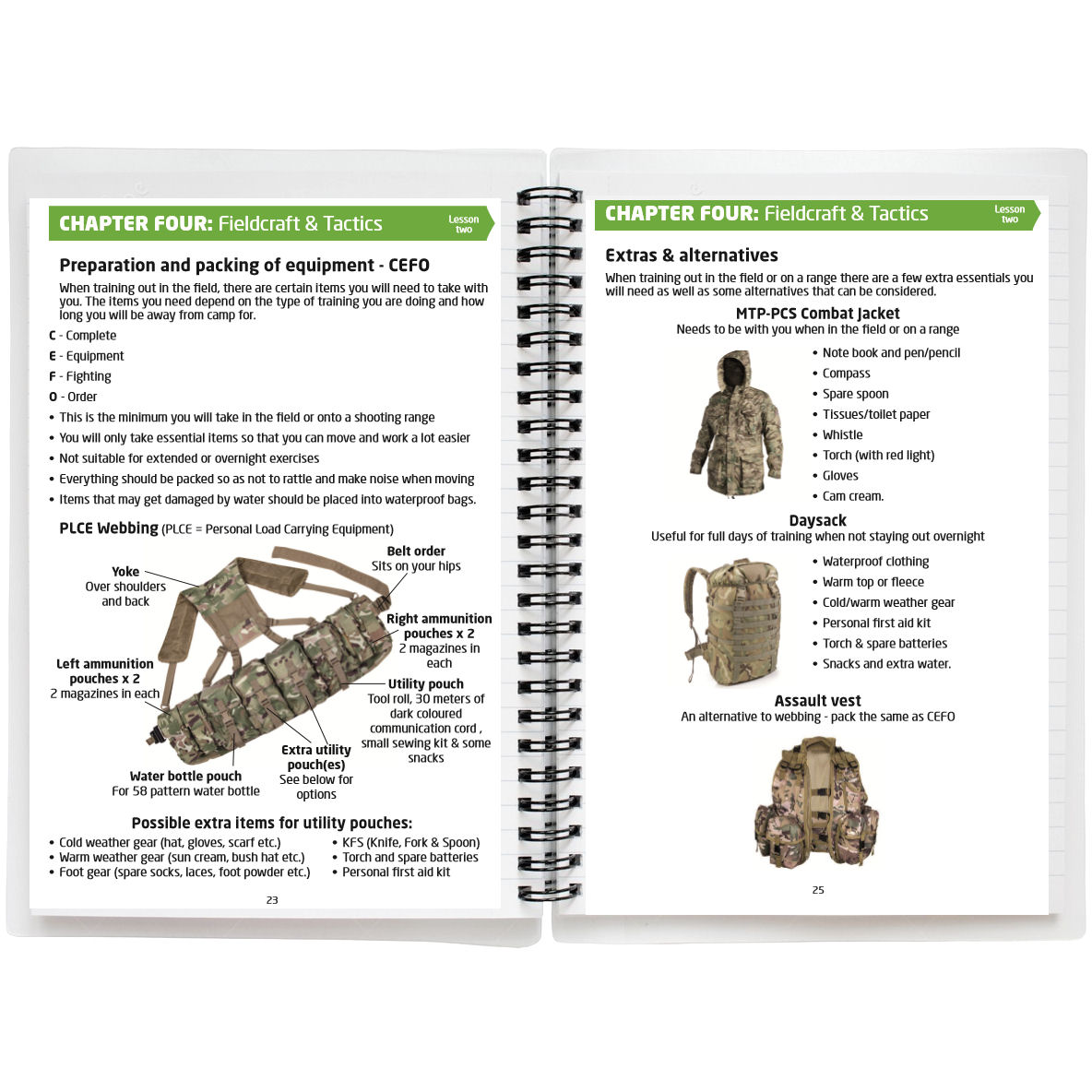 field craft training handbook illustration