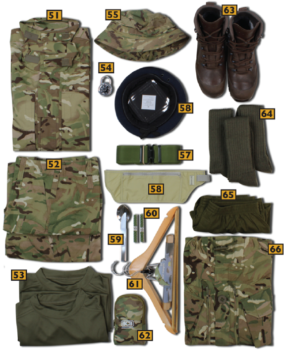 warm clothes uniform for cadet camp