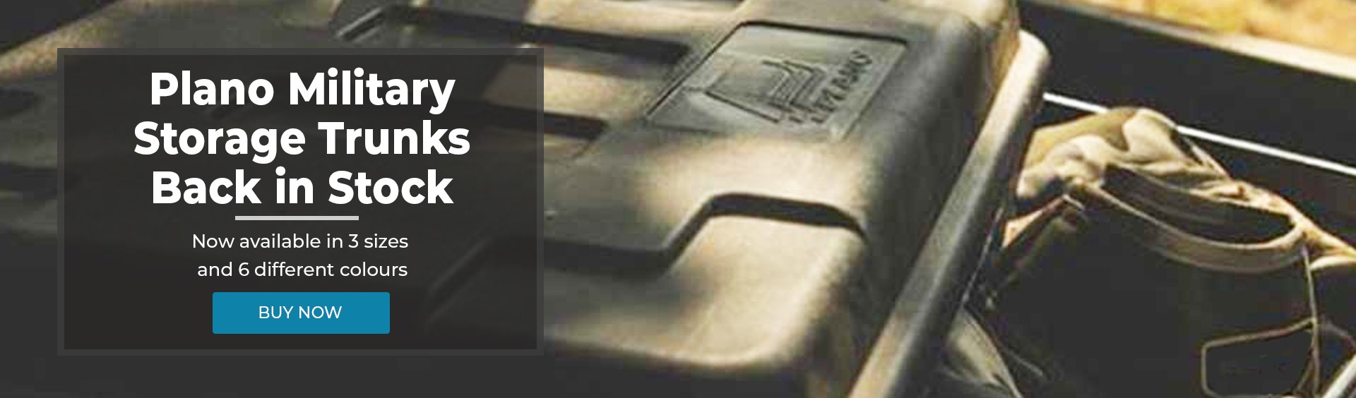 Plano Storage Trunks Back in Stock