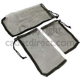 Small black mesh bag top