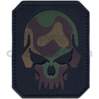 3D Skull Velcro Patch