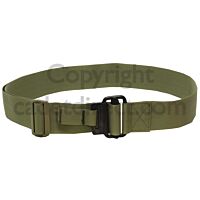 Light Olive Roll Pin Belt, Black Buckle