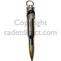 7.62mm Silver Cartridge Pendant