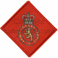 Adult Army Cadet Volunteers Army Patch, Red