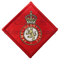 Adult Army Cadet Volunteers Army Patch, Red - Kings Crown