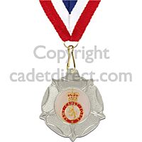 Army Cadet Forces Medal with Ribbon, Silver