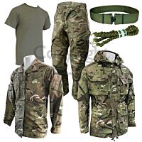 Air Cadet Greens Basic Starter Kit With Jacket / Smock and Working Belt