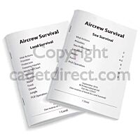 Aircrew Survival Waterproof Safety Pamphlet 