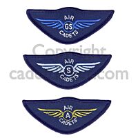 3 Air Cadet Badges, Glider Scholarship Wings