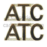 Metal ATC Shoulder Titles (with Clutch & Pin)