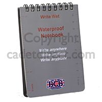 Water resistant notebook