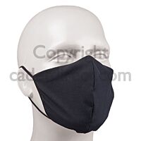 Black washable facemask pliable nose wire