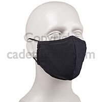 Wide Fitting Black Face Mask