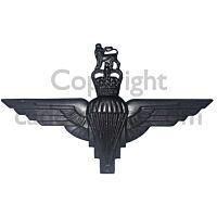 Parachute Regiment Cap Badge, Black