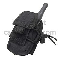 MA56-002 Hand Held Radio Pouch, MOLLE/PALS, Black