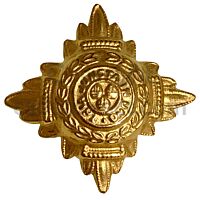 British Army Rank Stars Burnished Gilt