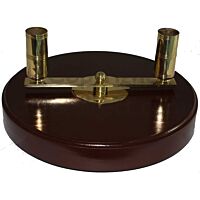 Budget Double Pole Ceremonial Flagpole Base