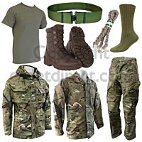 Cadet Uniform Starter Kit With T-shirt & Boots