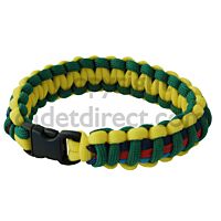 Cadet Forces Medal Colours Paracord Bracelet 