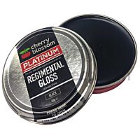 Cherry blossom Platinum Regimental Gloss Shoe Polish, Black 