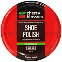 Cherry Blossom Shoe Polish, Dark Tan