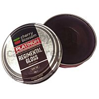 Cherry blossom Platinum Regimental Gloss Shoe Polish, Dark Tan