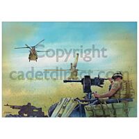 Chinook Landing Artwork Print