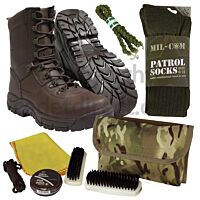 Combat Pro Boot MoD Brown Bundle Size 7-13