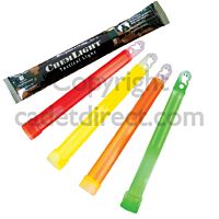 6 Inch Red Glow Stick - 10 Pack - Cyalume SnapLight