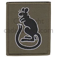 Desert Rat (7th) Badge, Olive 