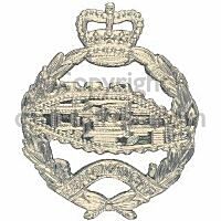 Royal Tank Regiment All Ranks Cap Badge