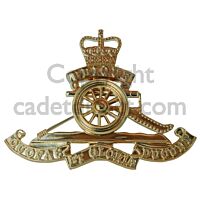 Royal Artillery Beret Badge (Brass Finish)