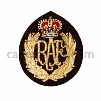 RAF Airmens Embroidered Cap Badge