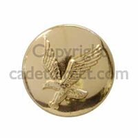 Army Air Corps Service Dress Military Buttons, Gold