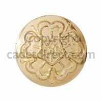 QLR Anodised Gold Service Dress Buttons 22L, 30L & 40L