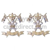 9th/12th Lancers Other Ranks Military Collar Badge