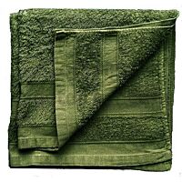 British Army Hand Towel, Olive, Grade 1 Used Army Surplus