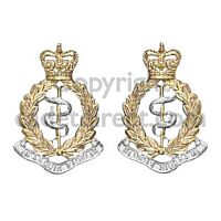 RAMC O/R Collar Badges