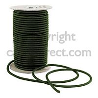Bungee Shock Cord, Olive, 6mm (per metre)