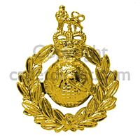 Royal Marines Brass Cap Badge