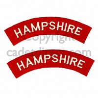 Hampshire Regiment Cloth Shoulder Titles