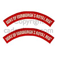 Duke of Edinburghs Cloth Shoulder Titles