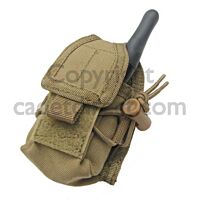 Hand Held Radio Pouch, MOLLE/PALS, Coyote Tan