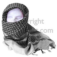 Pro-Force Shemagh, Black & White