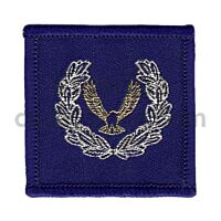 Air Cadet Master Cadet Badge, Gold/Silver on Blue