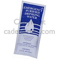 Emergency Purified Drinking Water Ration, 125ml