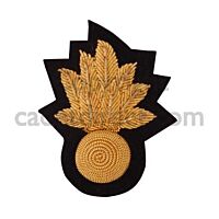 Grenadier Guards Officers Embroidered Cap Badge