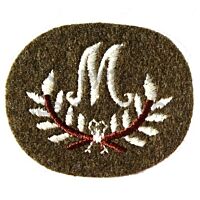 M In Wreath (mortarman) Badge