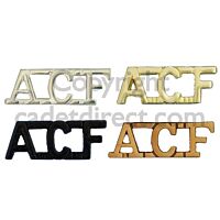 Metal ACF Shoulder Titles