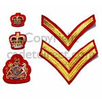 British Army No.1 Dress Chevrons & Crowns